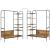 Suport pentru Hârtie Maro 120 x 44 x 160 cm Lemn compozit GartenMobel Dekor