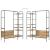 Suport pentru Hârtie Bej 120 x 44 x 160 cm Lemn compozit GartenMobel Dekor