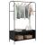 Suport pentru Hârtie Negru 100 x 44 x 160 cm Lemn compozit GartenMobel Dekor