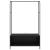Suport pentru Hârtie Negru 100 x 44 x 160 cm Lemn compozit GartenMobel Dekor