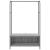Suport pentru Hârtie Gri 100 x 44 x 160 cm Lemn compozit GartenMobel Dekor