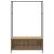 Suport pentru Hârtie Maro 100 x 44 x 160 cm Lemn compozit GartenMobel Dekor