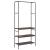 Suport pentru haine cu rafturi Stejar afumat 77 x 30 x 171 cm GartenMobel Dekor