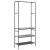 Suport pentru haine cu rafturi sonoma gri 77 x 30 x 171 cm GartenMobel Dekor