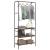 Suport pentru haine cu rafturi Lemn vechi 77 x 30 x 171 cm GartenMobel Dekor