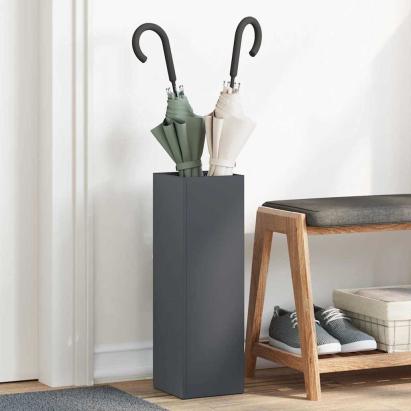 Suport pentru umbrele Antracit 15.5 x 15.5 x 49 cm Oțel GartenMobel Dekor