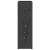 Suport pentru umbrele Negru 15.5 x 15.5 x 49 cm Metal GartenMobel Dekor