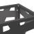 Suport pentru umbrele Negru 15.5 x 15.5 x 49 cm Metal GartenMobel Dekor