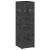 Suport pentru umbrele Negru 15.5 x 15.5 x 49 cm Metal GartenMobel Dekor