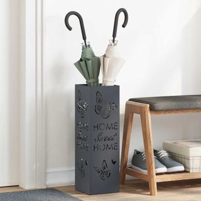 Suport pentru umbrele Antracit 15.5 x 15.5 x 49 cm Oțel GartenMobel Dekor