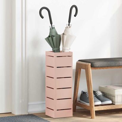 Suport pentru umbrele Roz 15.5 x 15.5 x 49 cm Metal GartenMobel Dekor
