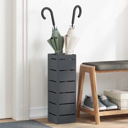 Suport pentru umbrele Antracit 15.5 x 15.5 x 49 cm Oțel GartenMobel Dekor