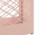 Suport pentru umbrele cu depozitare Roz 28 x 12 x 41 cm Metal GartenMobel Dekor