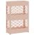 Suport pentru umbrele cu depozitare Roz 28 x 12 x 41 cm Oțel GartenMobel Dekor