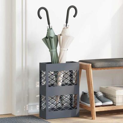 Suport pentru umbrele Antracit 28 x 12 x 41 cm Oțel GartenMobel Dekor