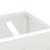 Suport pentru umbrele cu depozitare Alb 28 x 12 x 41 cm Metal GartenMobel Dekor