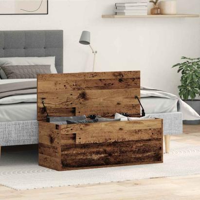 Cutie de depozitare Lemn vechi 90 x 35 x 35 cm Lemn compozit GartenMobel Dekor