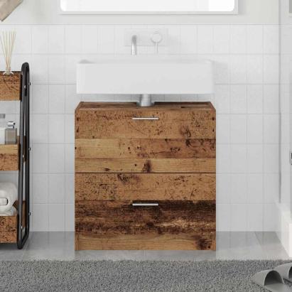 Dulap pentru Chiuvetă Lemn Vechi 59 x 37 x 59 cm Lemn compozit GartenMobel Dekor