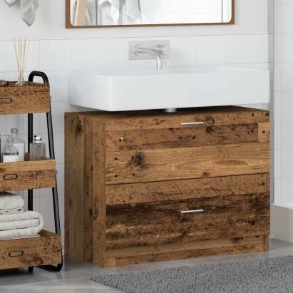 Dulap pentru Chiuvetă Lemn Vechi 78 x 37 x 59 cm Lemn compozit GartenMobel Dekor