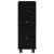 Cabinet Îngust pentru Baie Stejar negru 33 x 23 x 65 cm GartenMobel Dekor