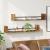 Raft de perete 2 pcs Lemn vechi 80 x 16 x 14 cm Lemn compozit GartenMobel Dekor