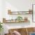 Raft de perete cu raft 2 pcs stejar artizanal 80 x 16 x 14 cm GartenMobel Dekor