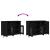 Bufet Stejar negru 100 x 35 x 75 cm Lemn compozit GartenMobel Dekor
