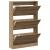 Dulap pentru Încălțăminte stejar artizanal 80 x 21 x 125.5 cm GartenMobel Dekor