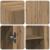 Dulap de birou stejar artizanal 60 x 32 x 77.5 Lemn compozit GartenMobel Dekor