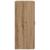 Dulap de birou stejar artizanal 60 x 32 x 77.5 Lemn compozit GartenMobel Dekor