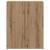 Dulap de birou stejar artizanal 60 x 32 x 77.5 Lemn compozit GartenMobel Dekor