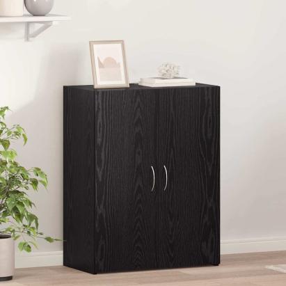 Dulap de birou cu ușă Stejar negru 60 x 32 x 77.5 Lemn compozit GartenMobel Dekor