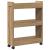 Dulap cu roata stejar artizanal 60 x 22 x 79 cm Lemn compozit GartenMobel Dekor