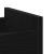 Dulap cu roata Stejar negru 60 x 22 x 79 cm Lemn compozit GartenMobel Dekor