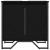 Dulap pentru Chiuvetă cu ușă Stejar Negru 60 x 35 x 60 cm GartenMobel Dekor