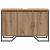 Dulap pentru Chiuvetă cu ușă Stejar Artizanal 91 x 35 x 60 cm GartenMobel Dekor
