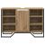 Dulap pentru Chiuvetă cu ușă Stejar Artizanal 91 x 35 x 60 cm GartenMobel Dekor