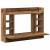 Birou montat pe perete cu raft Lemn vechi 105 x 48 x 75 cm GartenMobel Dekor