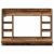 Birou montat pe perete cu raft Lemn vechi 105 x 48 x 75 cm GartenMobel Dekor