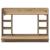 Birou montat pe perete stejar artizanal 105 x 48 x 75 cm GartenMobel Dekor