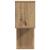 Raft de perete stejar artizanal 100 x 20 x 53 cm Lemn compozit GartenMobel Dekor
