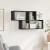 Raft de perete Stejar negru 100 x 20 x 53 cm Lemn compozit GartenMobel Dekor