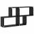 Raft de perete Stejar negru 100 x 20 x 53 cm Lemn compozit GartenMobel Dekor