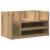 Organizator Birou Stejar negru 44.5 x 24 x 25 cm Lemn compozit GartenMobel Dekor