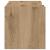Organizator Birou Stejar negru 44.5 x 24 x 25 cm Lemn compozit GartenMobel Dekor