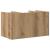 Organizator Birou Stejar negru 44.5 x 24 x 25 cm Lemn compozit GartenMobel Dekor