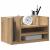 Organizator Birou Stejar negru 44.5 x 24 x 25 cm Lemn compozit GartenMobel Dekor