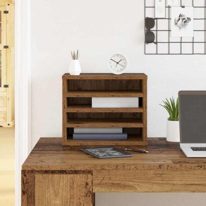 Organizator Birou Lemn vechi 36 x 26 x 29.5 cm Lemn compozit GartenMobel Dekor