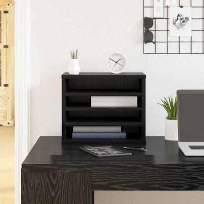 Organizator Birou Stejar Negru 36 x 26 x 29.5 cm Lemn compozit GartenMobel Dekor