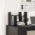 Organizator Birou Stejar negru 34.5 x 15.5 x 35.5 cm GartenMobel Dekor